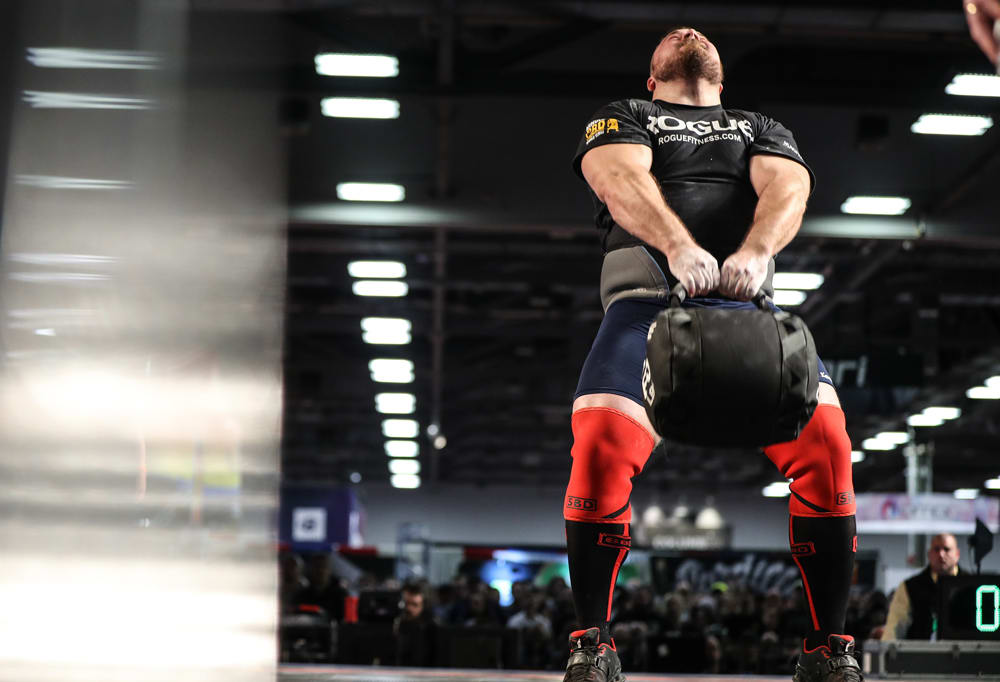 Rogue Strongman Throw Bag unfilled fitness conditioning bag